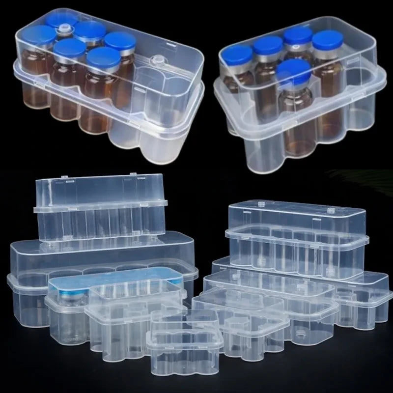 Stackable Transparent Vial Storage Case