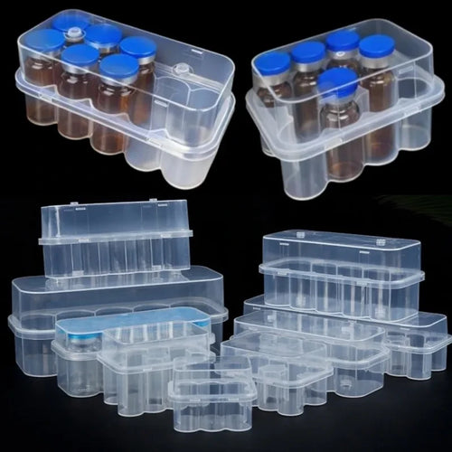 Stackable Transparent Vial Storage Case