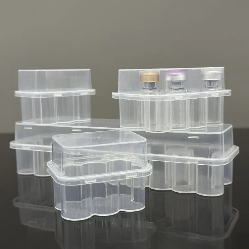Stackable Transparent Vial Storage Case