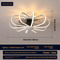 Invisible Blade Ceiling Fan Lamp with LED Light