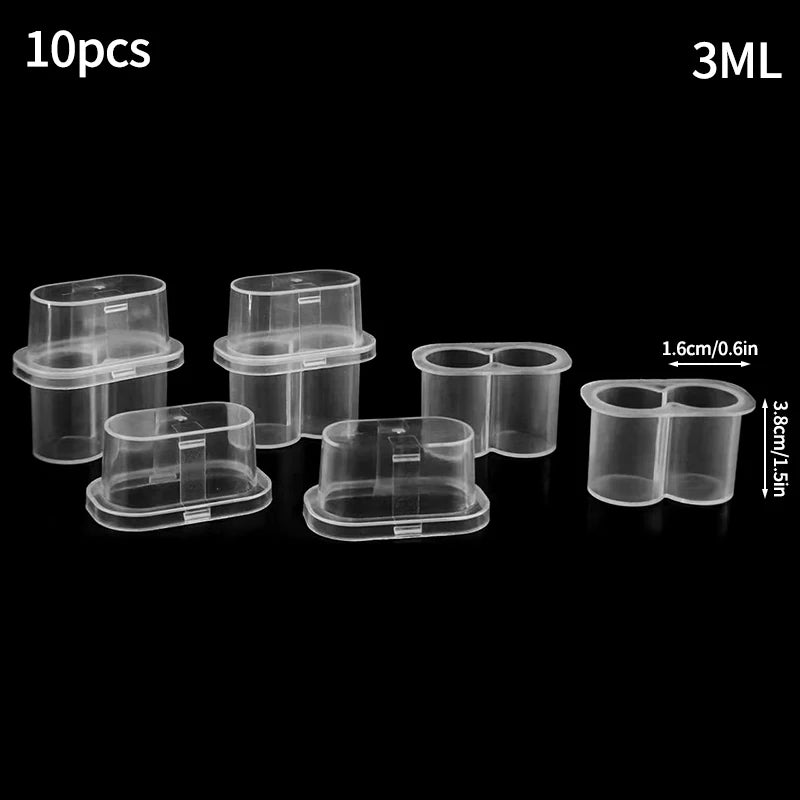 10PCS Mini Vial Case 3Ml Peptide Storage Box Injection Vial Holder Peptide Freezer Storage Case Refrigerator Peptide Container
